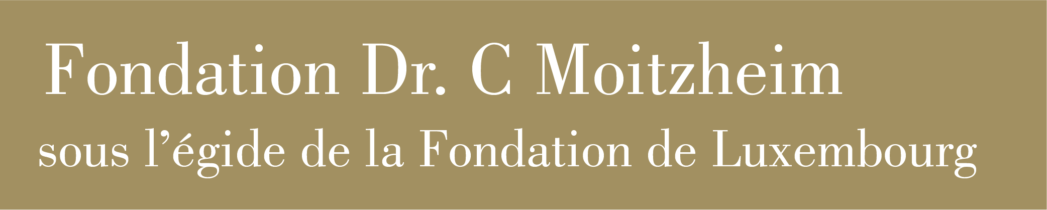 Fondation Dr. C Moitzheim_Logo