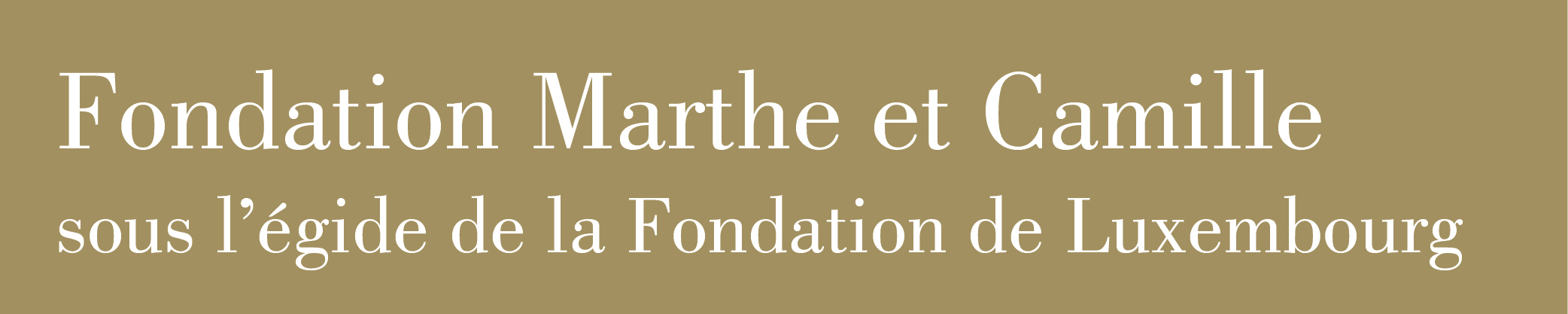 Fondation Marthe et Camille_ Logo