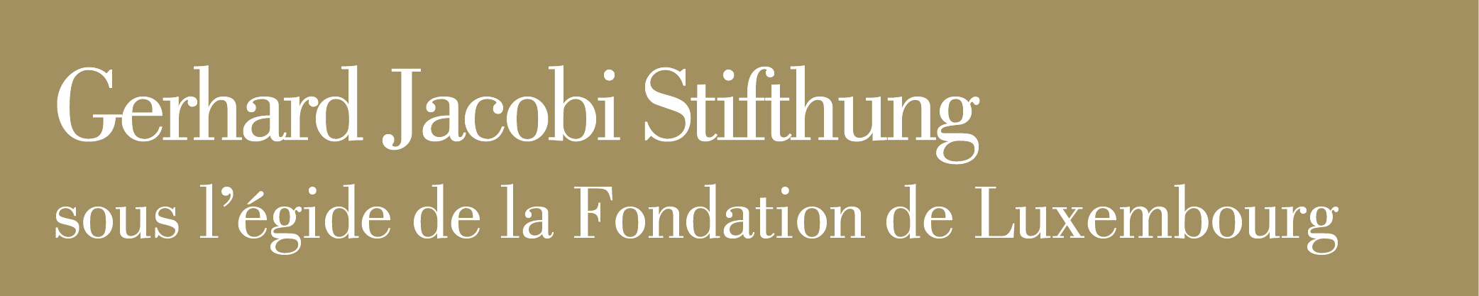 Logo Gerhard Jacobi Stifthung 