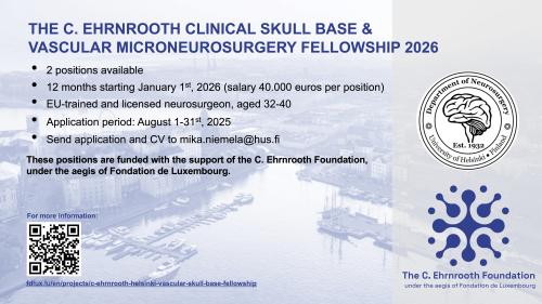 Call for Applications C Ehrnrooth 2026